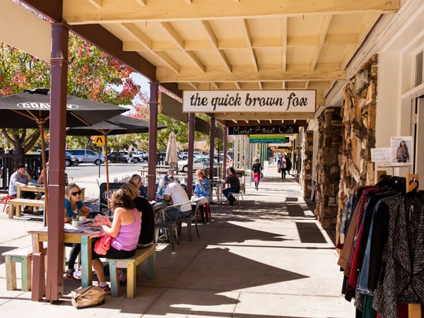 dining and shopping in Mudgee