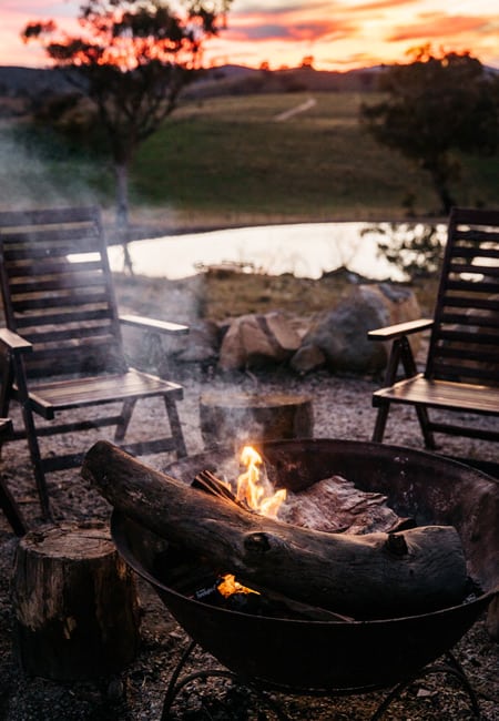 Outdoor firepit Glenayr Farm