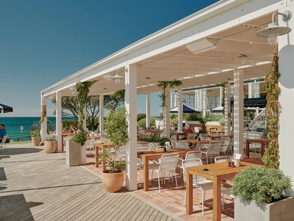 the restaurant at Portsea Hotel, Mornington Peninsula