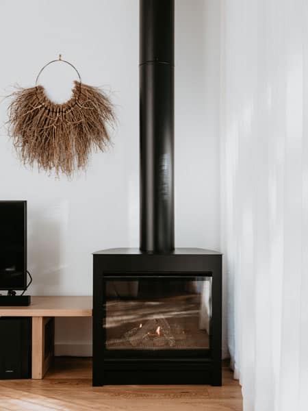 Inside the stylish Bangalay Luxury Villas.