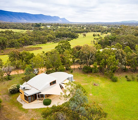 Boroka Downs lodges, Grampians, VIC