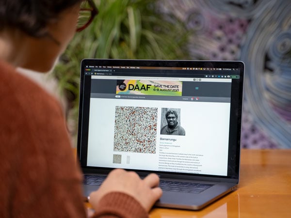 Register for DAAF online