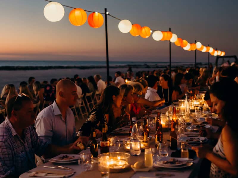 The Sunset Long Table Dinner at Cable Beach