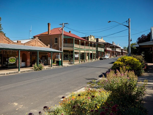 the historic streetscapes of Millthorpe