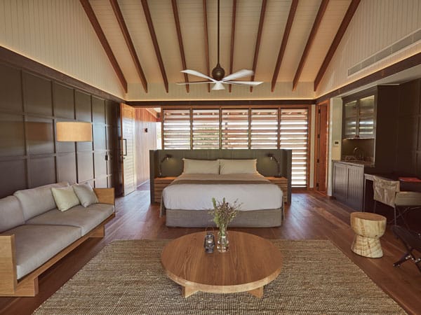 Inside Mount Mulligan lodge.