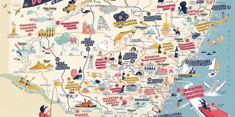 Big Things Nsw Map Uncovering New South Wales | Australian Traveller