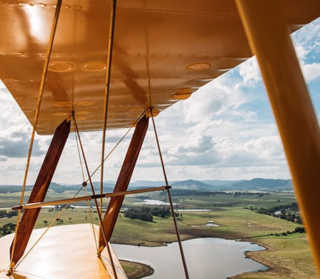 Tiger Moth with the Royal Newcastle Aero Club, Maitland, NSW