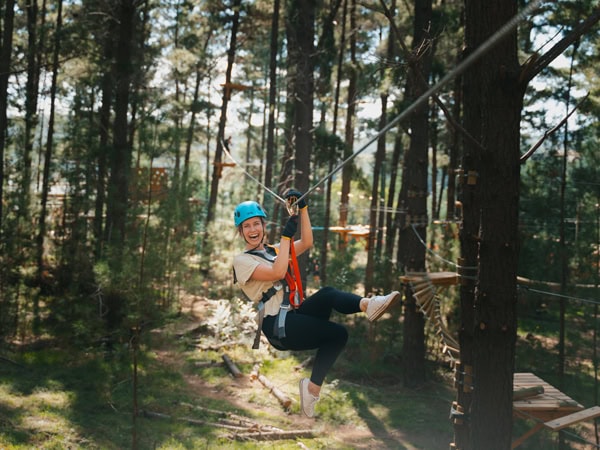 Treetops Adventure in Majura Pines, Canberra