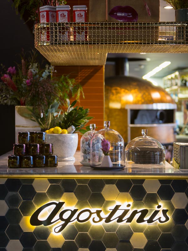 the interior of Agostini’s , Canberra