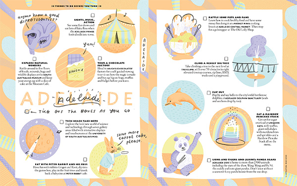 Illustrated Adelaide Kids Bucket List