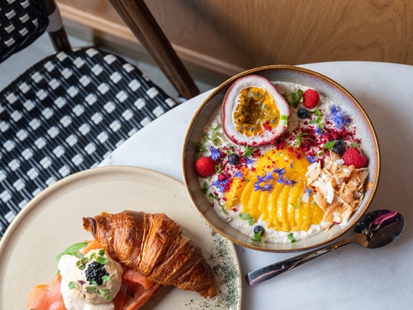 a table-top view of food at Garcon, Lane Cove