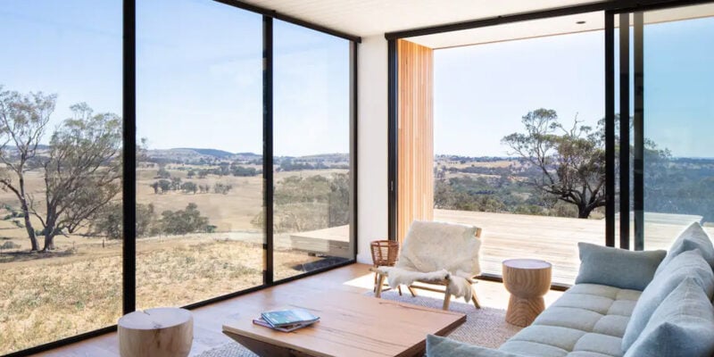 View of Orange from lounge of Kangaroobie stay