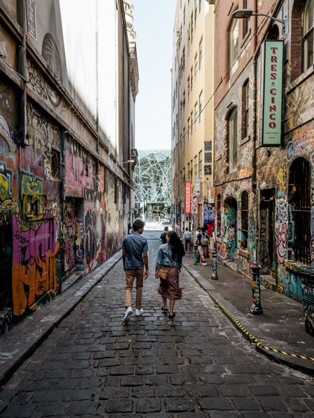 Street art on Hosier Lane