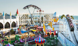 rides and attractions at Luna Park, Melbourne