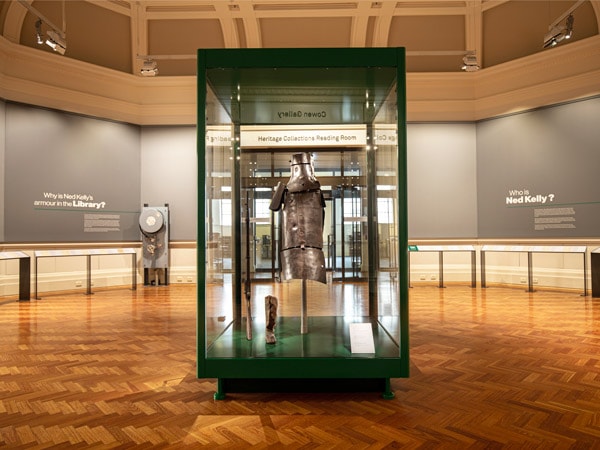 Ned Kelly’s Armour at the State Library of Victoria