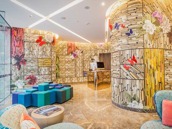 The colourful reception at Capri by Fraser Brisbane.