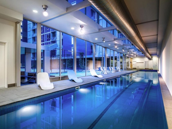 The pool at Milano Serviced Apartments