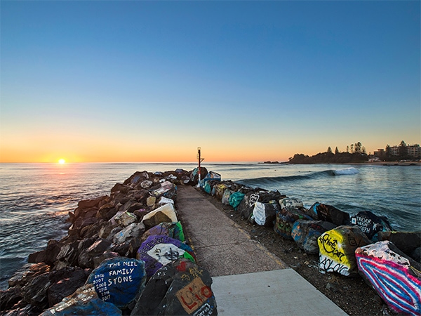 The Breakwall.