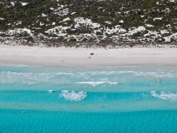 The only ones on the beach at Cape Le Grand