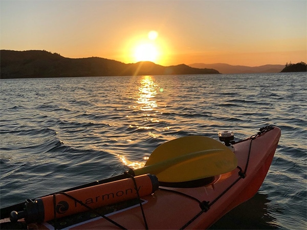 Hamilton Island sunset kayak