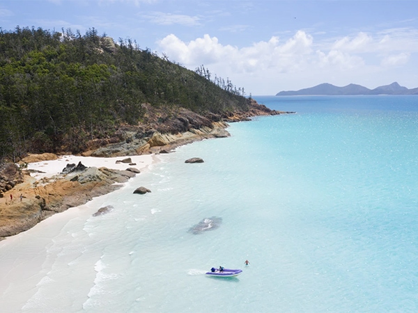 Whitehaven Beach from Hamilton Island