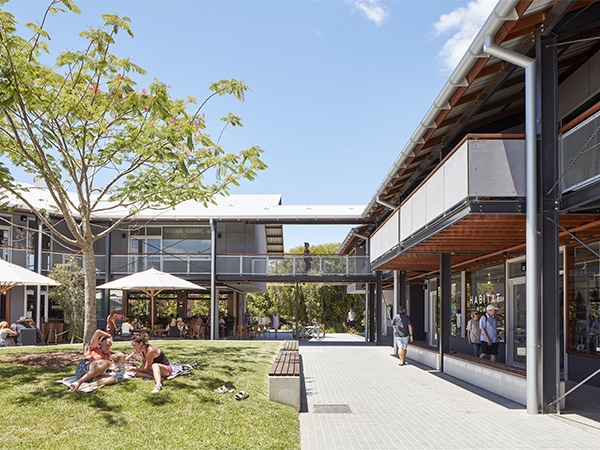 Habitat shopping precinct byron