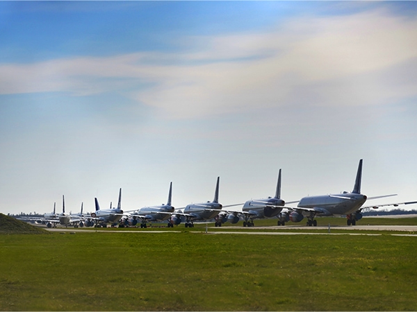 Grounded flights COVID-19