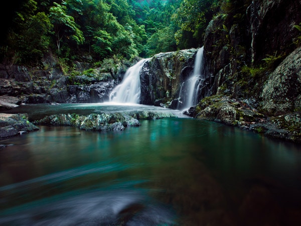 the crystalline waters of Crystal Cascades, Cairns