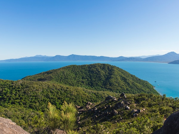 a scenic aerial view of Fitzroy Island