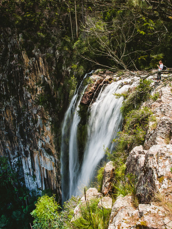 the Minyon Falls in Nightcap National Park