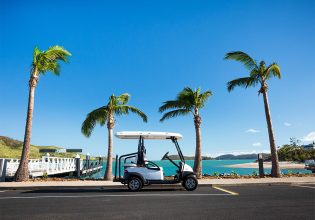 Hamilton Island golf buggy
