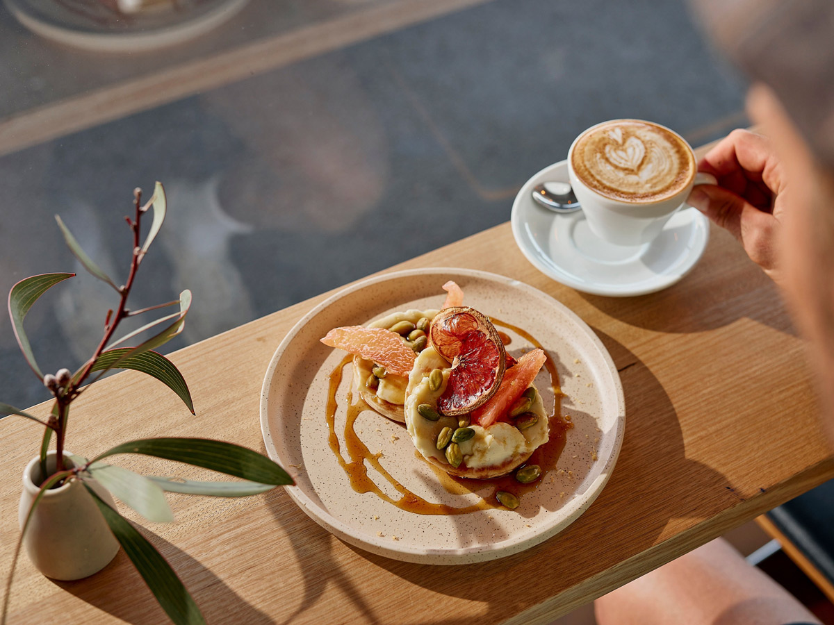 coffee and breakfast at Fika Coffee Brewers, Ballarat