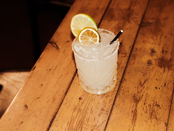 a cocktail drink at El Corazon Cocina de Mexico, Kiama