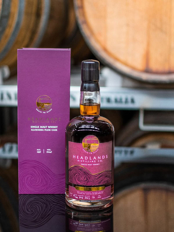 the Illawarra Plum Cask Whisky at Headlands Distilling Co.