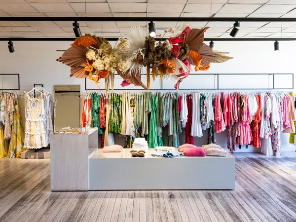 colourful clothing displayed inside JUMBLED