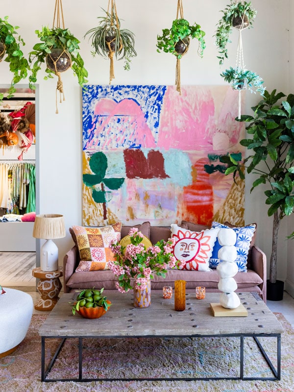 the vibrant shop interior of JUMBLED in Orange