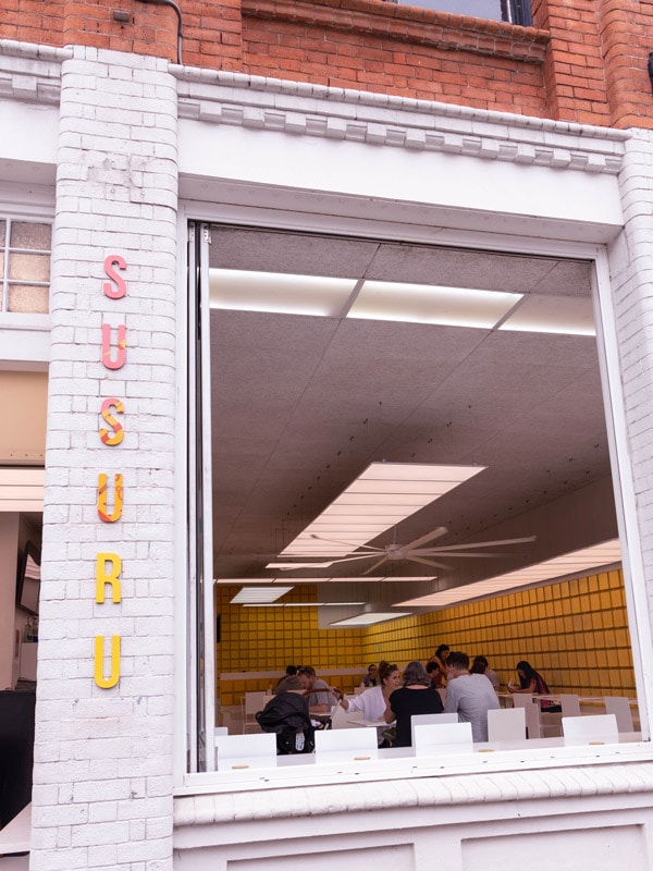 Susuru frontage in Newcastle