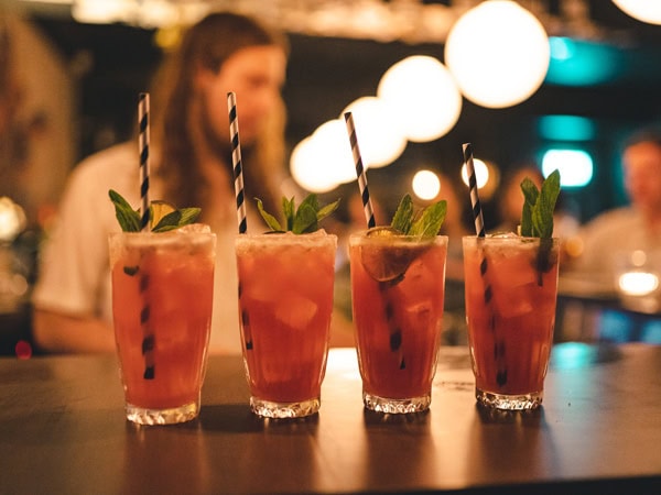 drinks at The Black Cockatoo, Wollongong