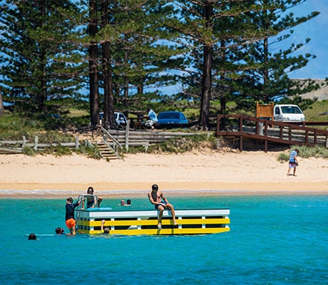 Emily Bay Lagoon, Norfolk Island, Australia