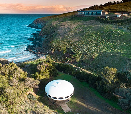The Futuro House, Naiko Retreat, Fleurieu Peninsula, SA, Australia