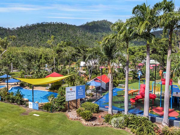 The waterpark at Discovery Parks Airlie Beach