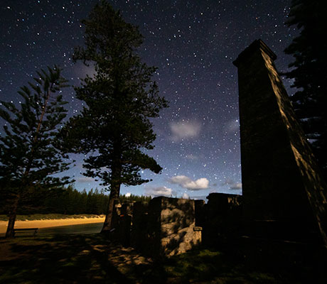 Emily Bay Night Sky, Norfolk Island, Australia