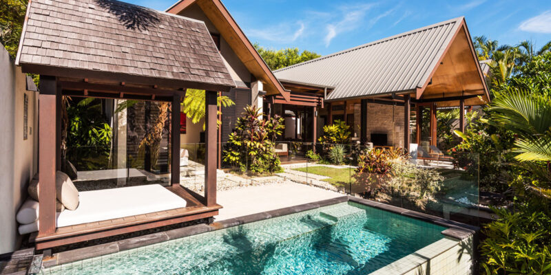 Bali-like villas with a private plunge pool, Niramaya Villas & Spa, Port Douglas accommodation