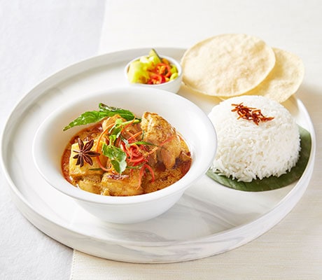 Singapore Chicken Curry, The Fullerton Hotel, Sydney Australia