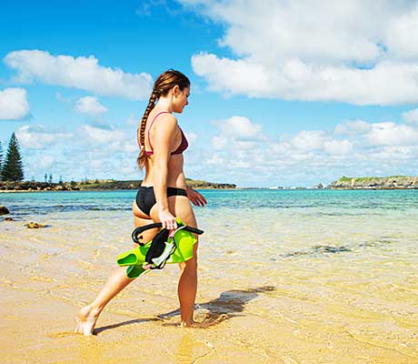 Snorkelling, Slaughter Bay, Norfolk Island
