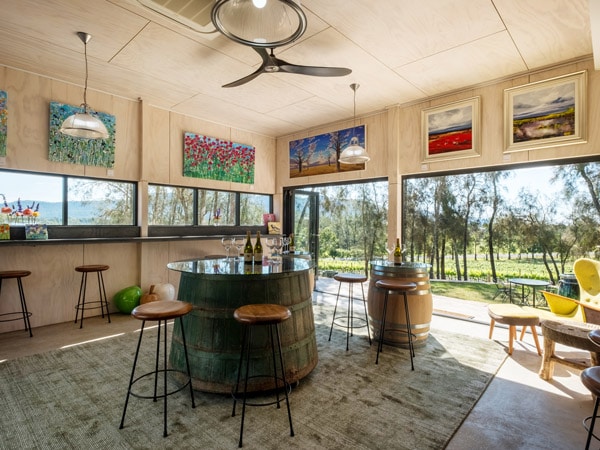 the interior of Winmark Wines, Hunter Valley