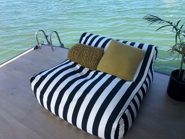 a bean bag cushion at Oasis Noosa