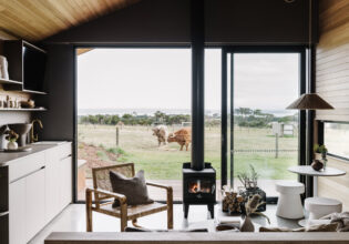 a farm-style cabin at Five Acres, Phillip Island