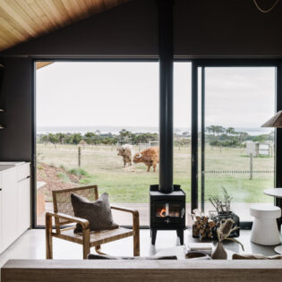 a farm-style cabin at Five Acres, Phillip Island