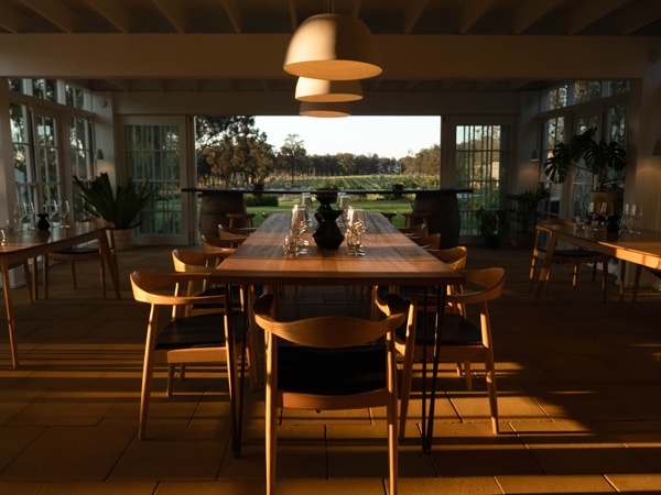 the interior of Vinden Wines, Hunter Valley